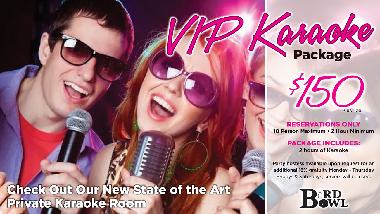 Karaoke VIP Package